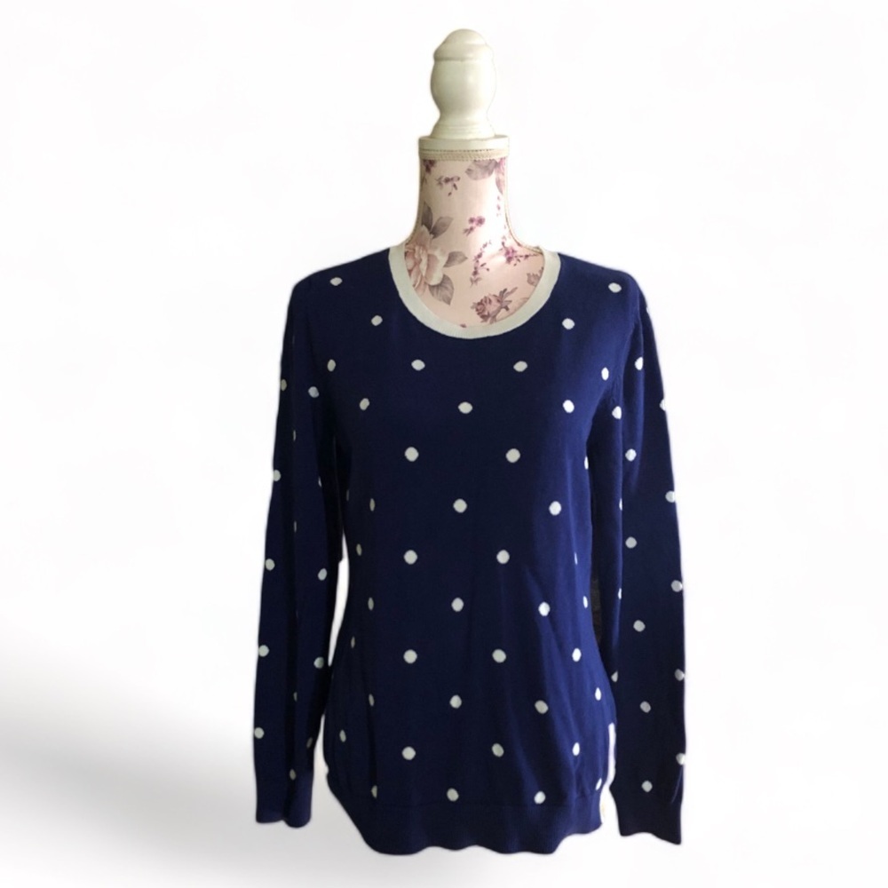 Talbots Polkadot Sweater